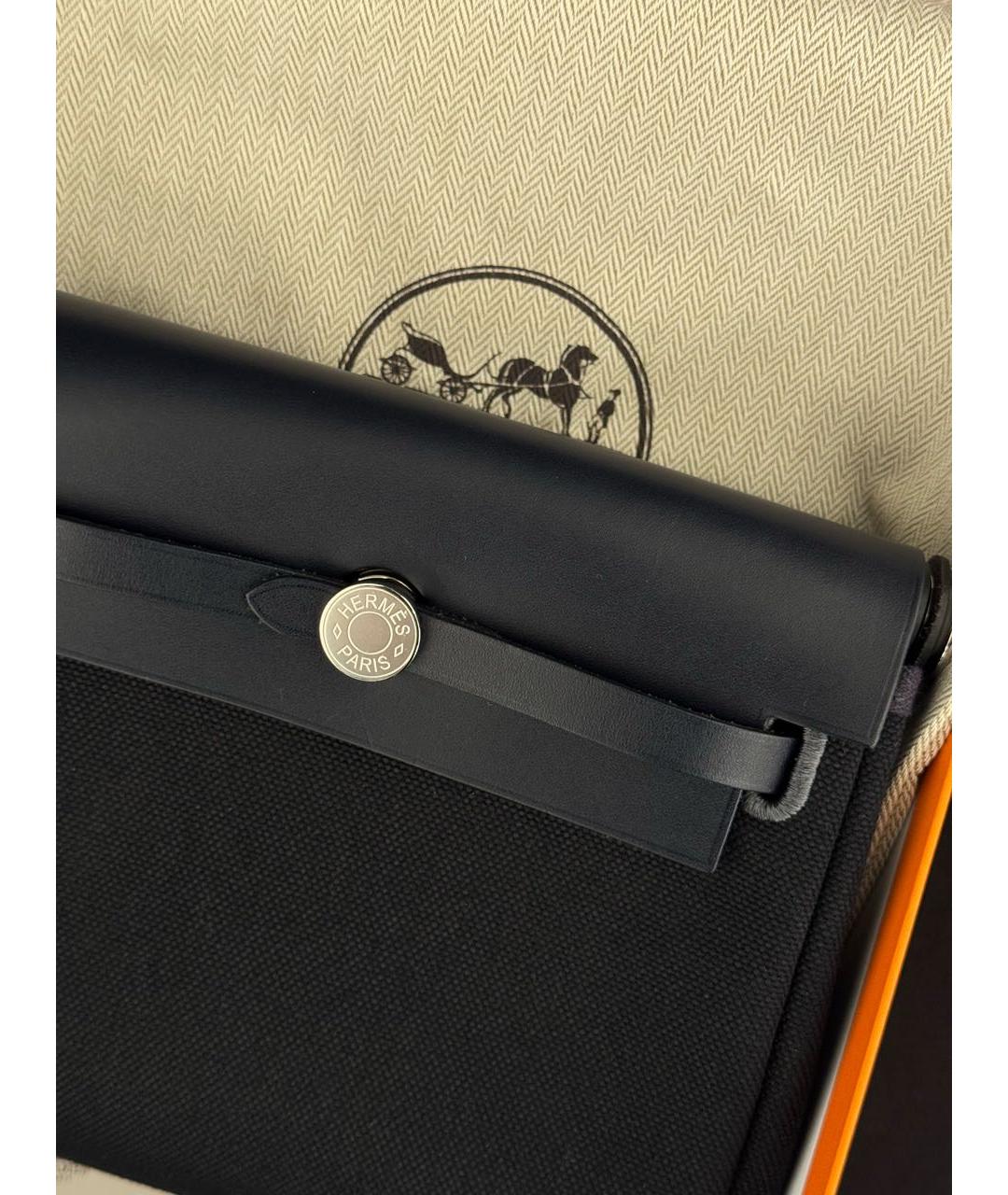 HERMES Темно-синяя сумка через плечо, фото 5