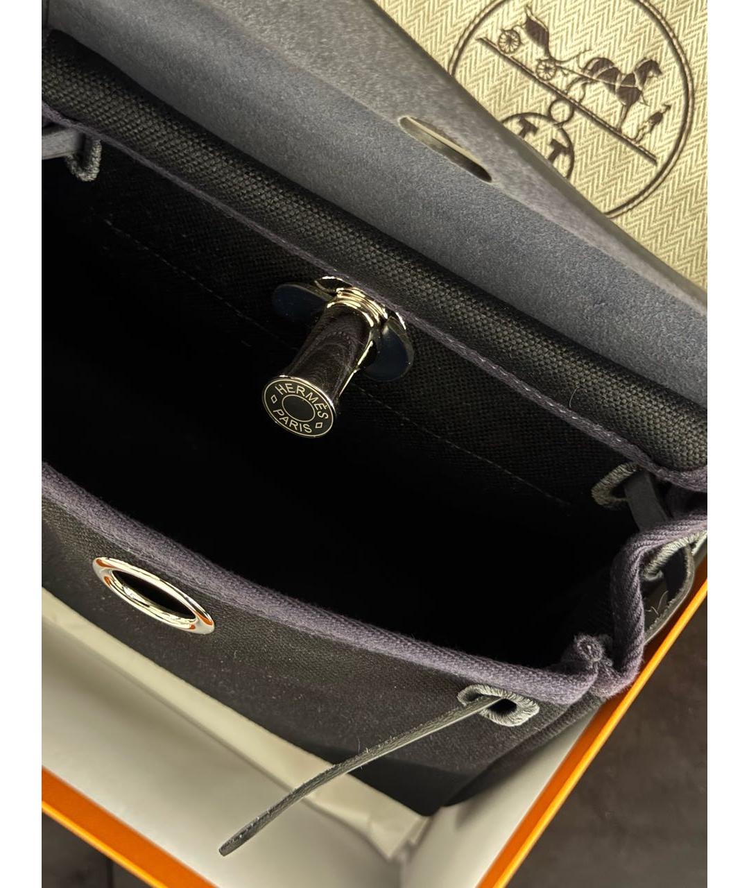 HERMES Темно-синяя сумка через плечо, фото 7