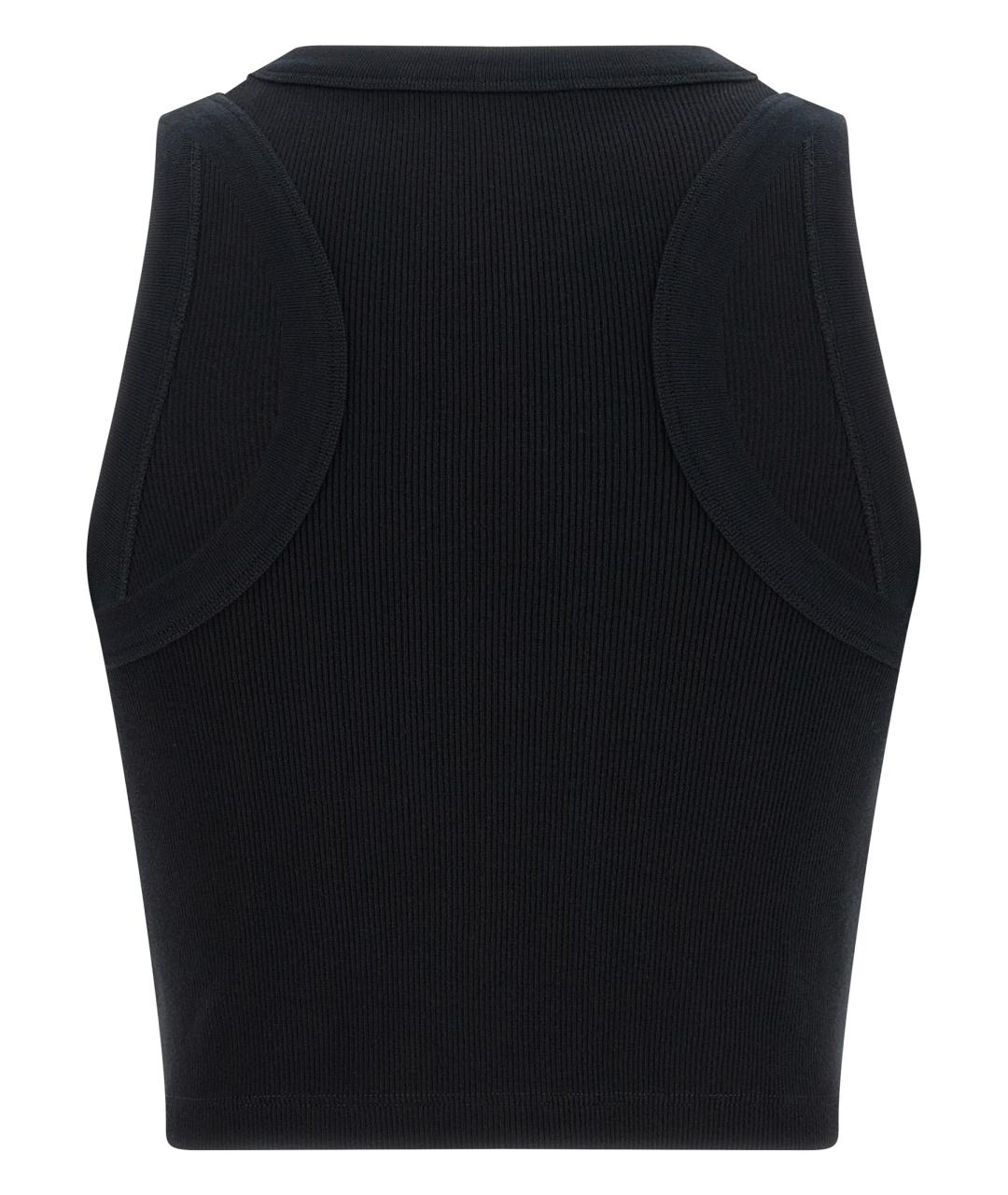 GIVENCHY Черная хлопковая майка, фото 2