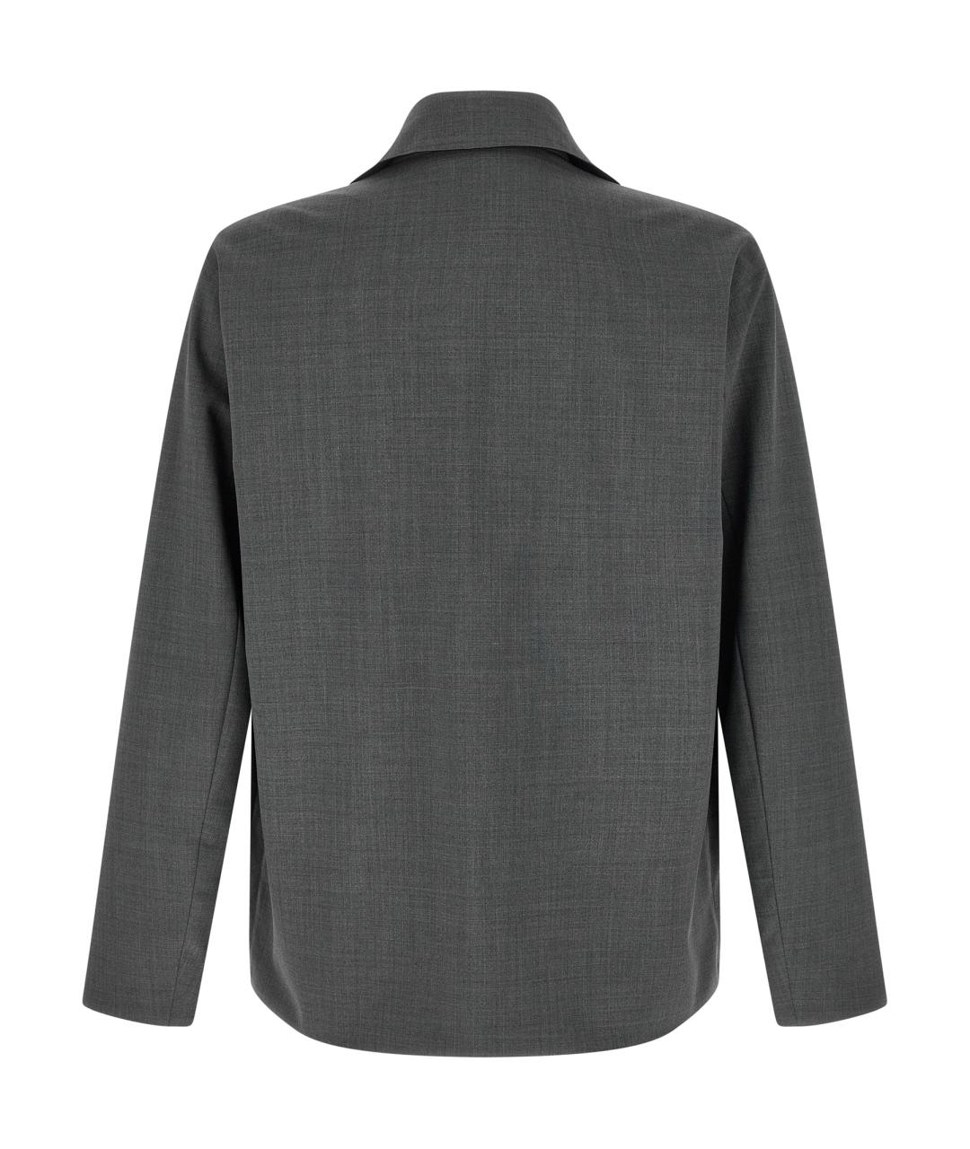 HERNO Серая полиэстеровая куртка, фото 3