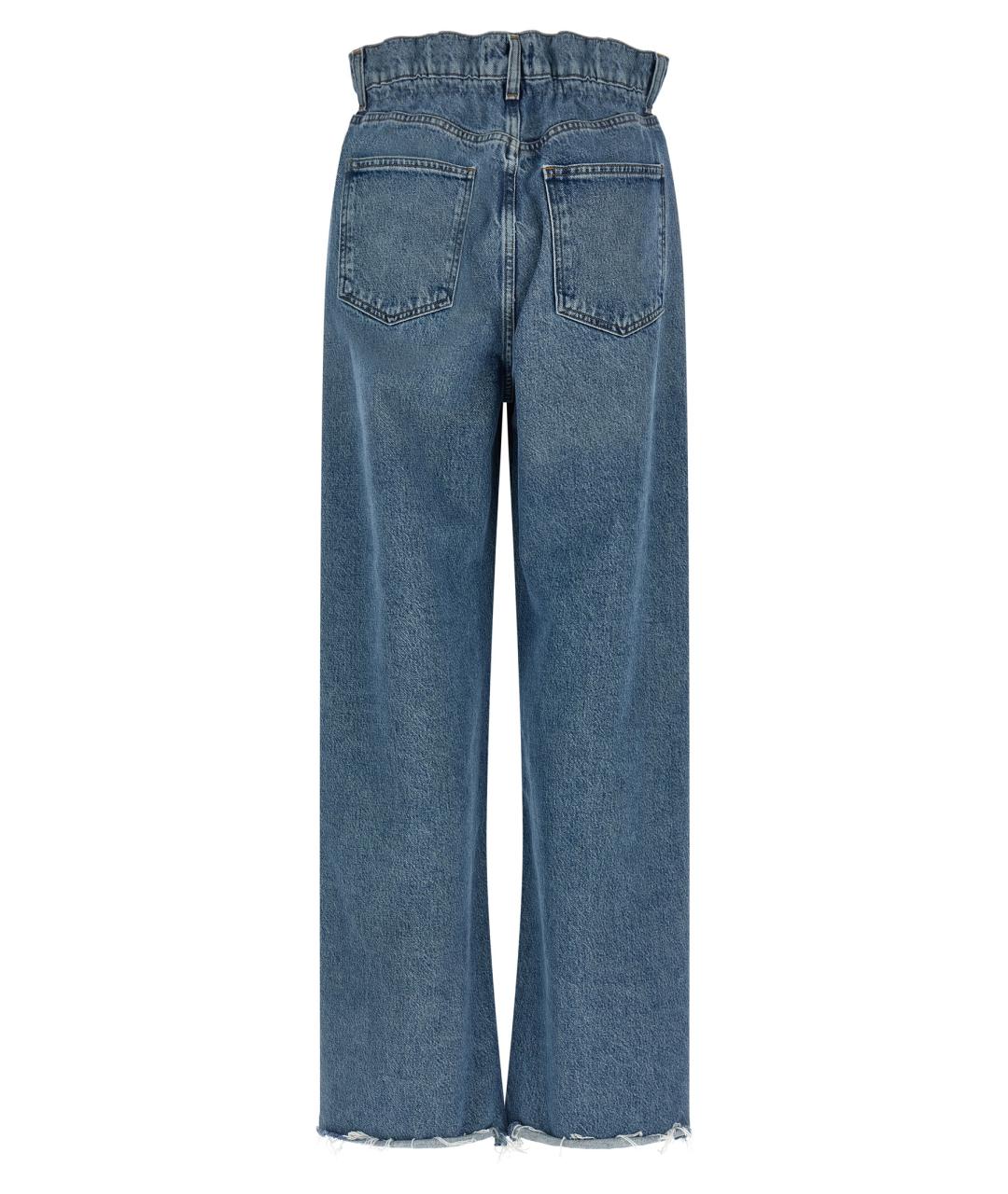 AGOLDE Синие хлопковые прямые джинсы, фото 2