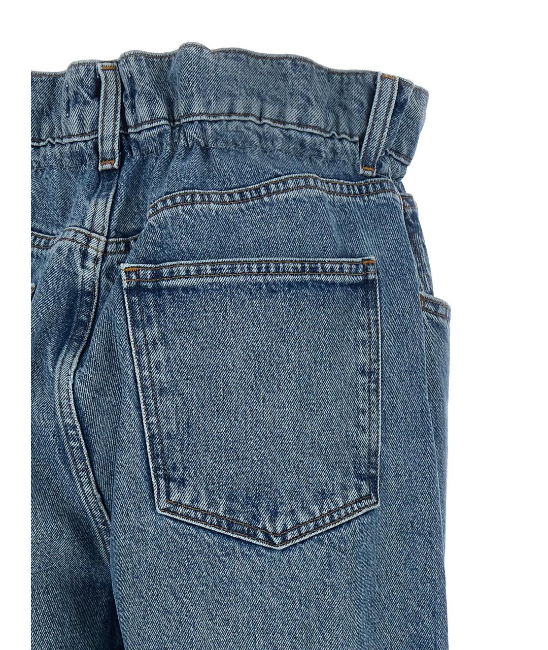 AGOLDE Синие хлопковые прямые джинсы, фото 4