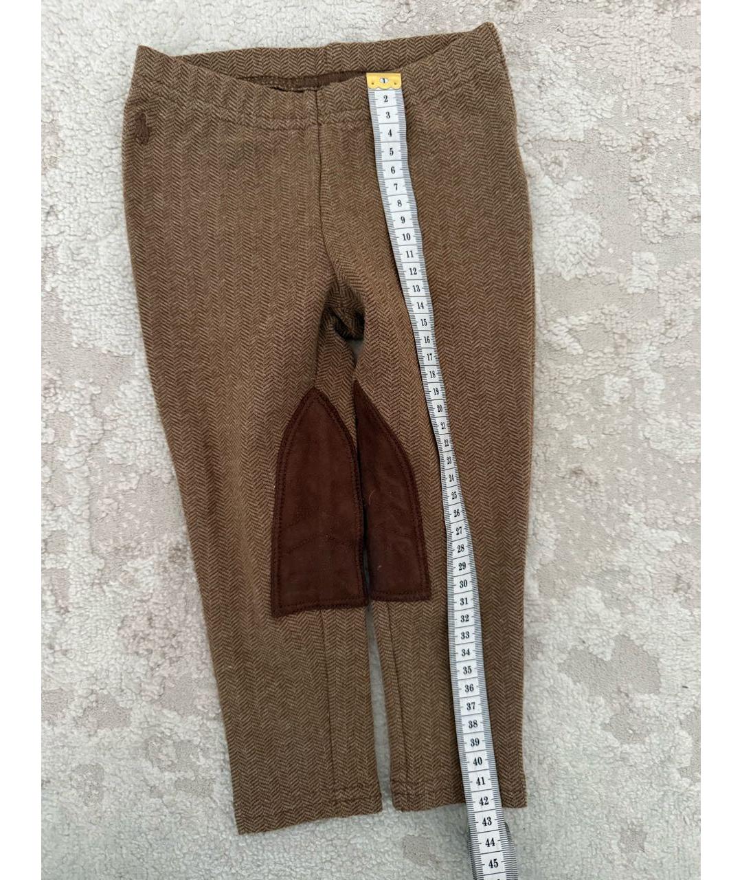 RALPH LAUREN Бежевые хлопковые брюки и шорты, фото 6