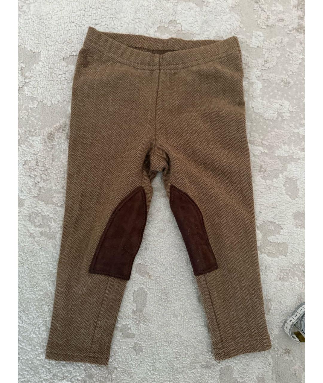 RALPH LAUREN Бежевые хлопковые брюки и шорты, фото 9