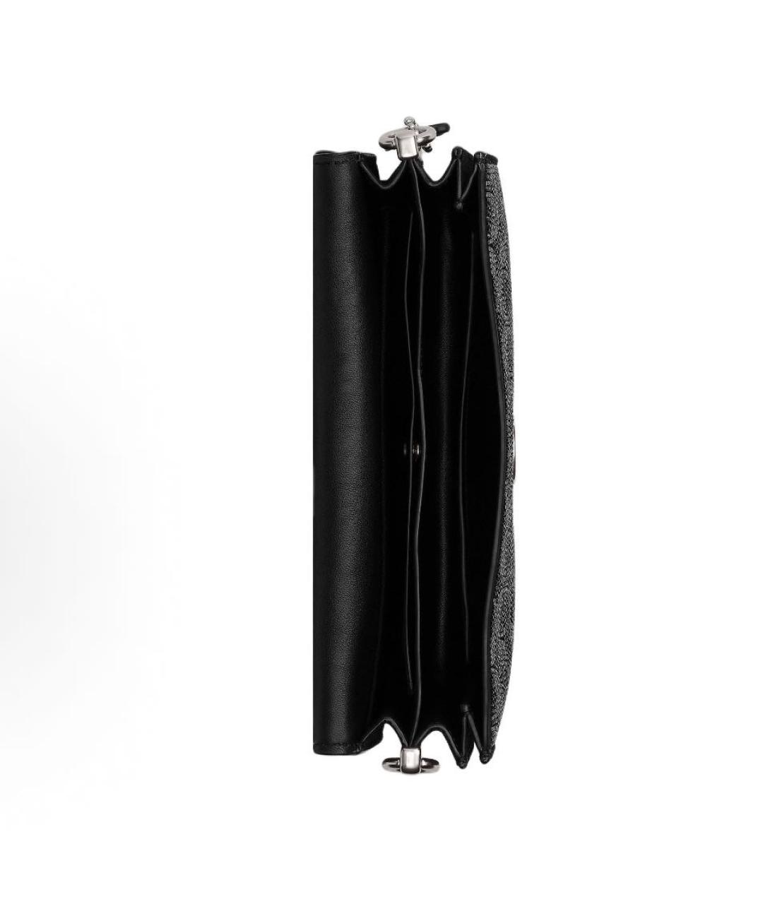 COACH Черная замшевая сумка через плечо, фото 4