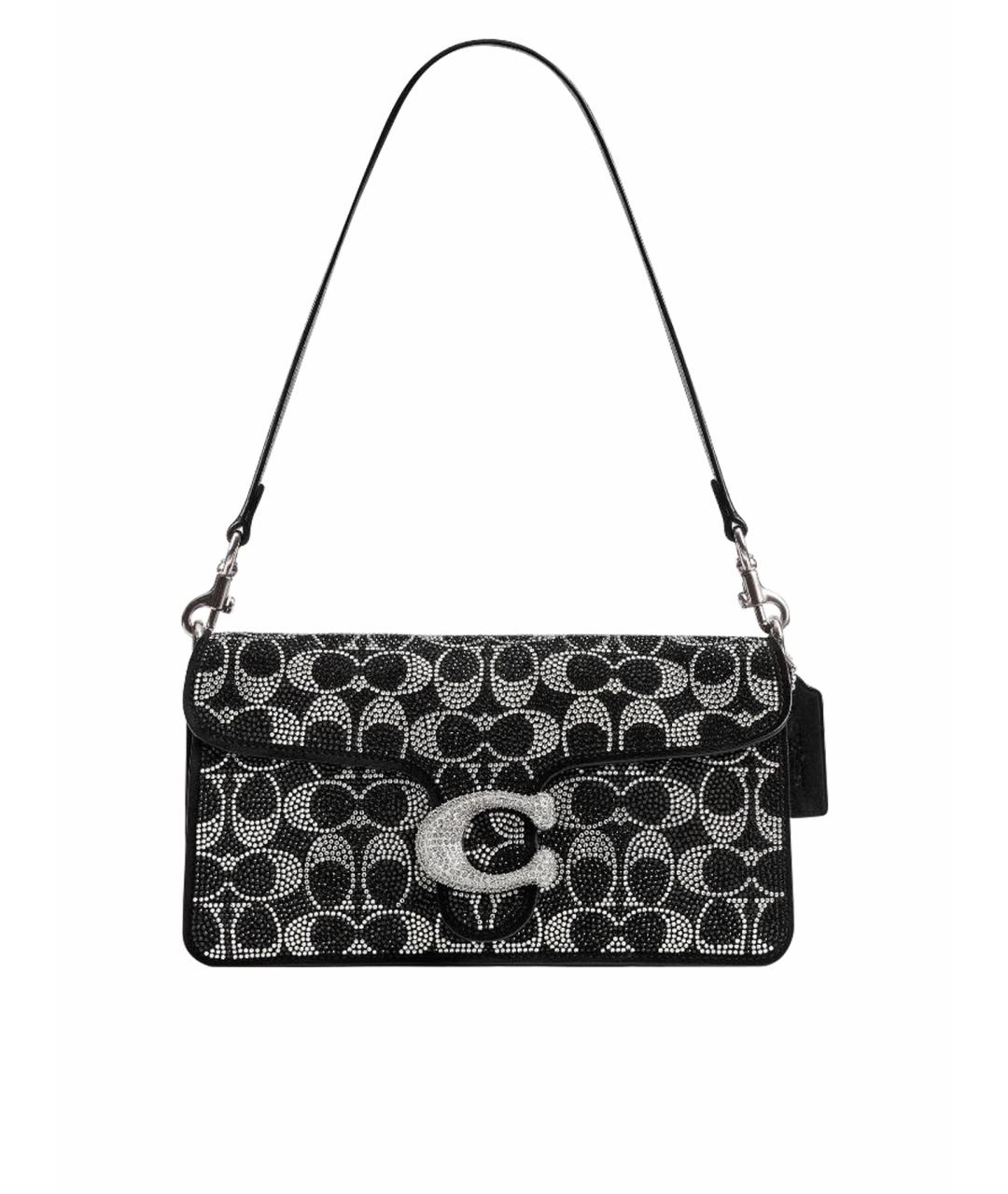 COACH Черная замшевая сумка через плечо, фото 1