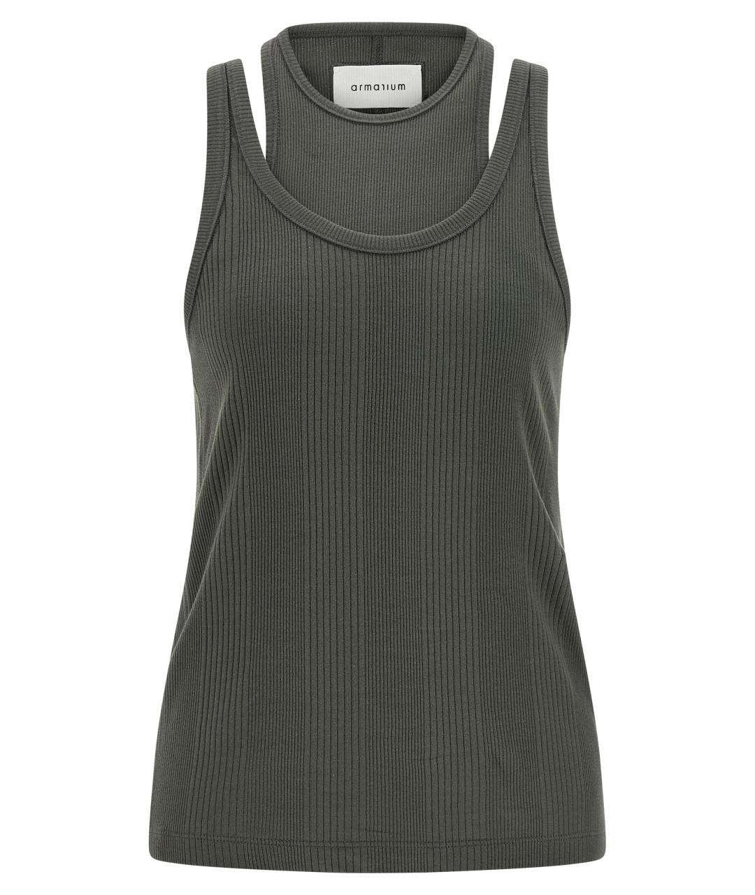ARMARIUM Серая хлопковая майка, фото 1