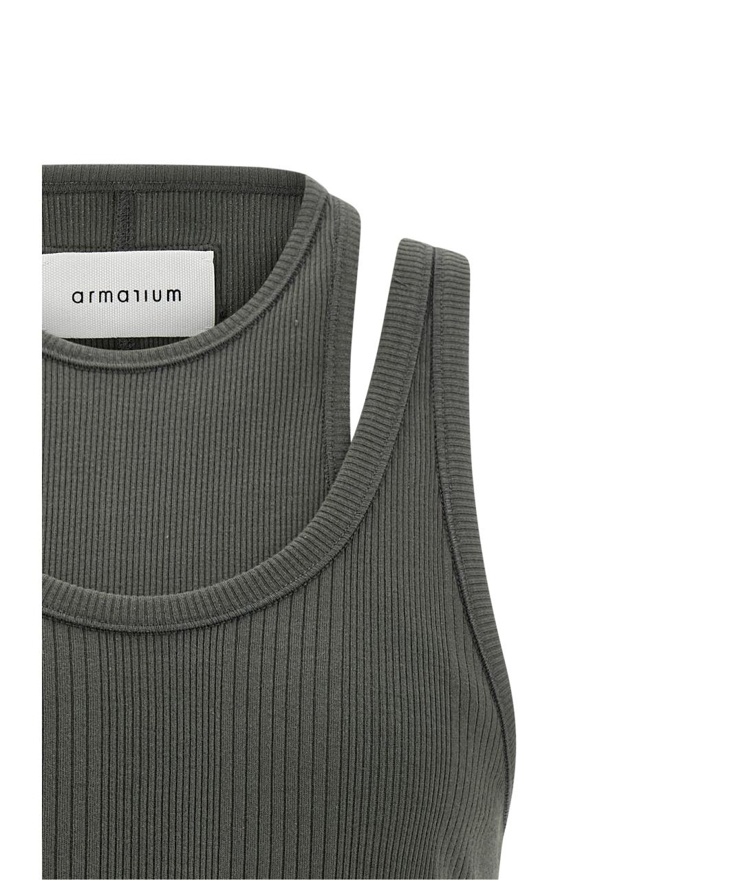 ARMARIUM Серая хлопковая майка, фото 4