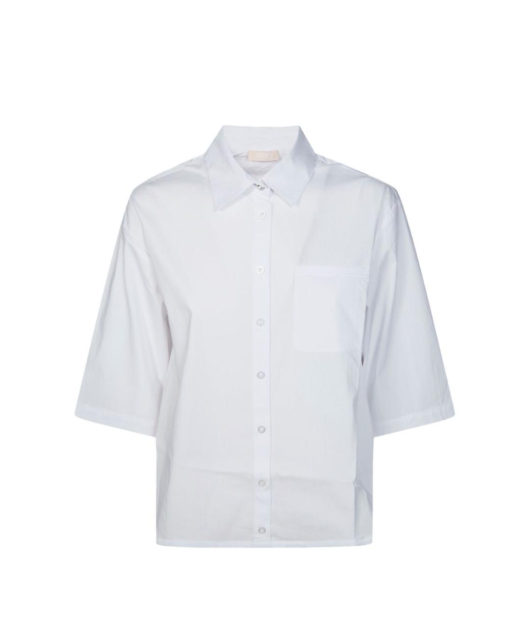 LIU JO Белая хлопковая рубашка, фото 1