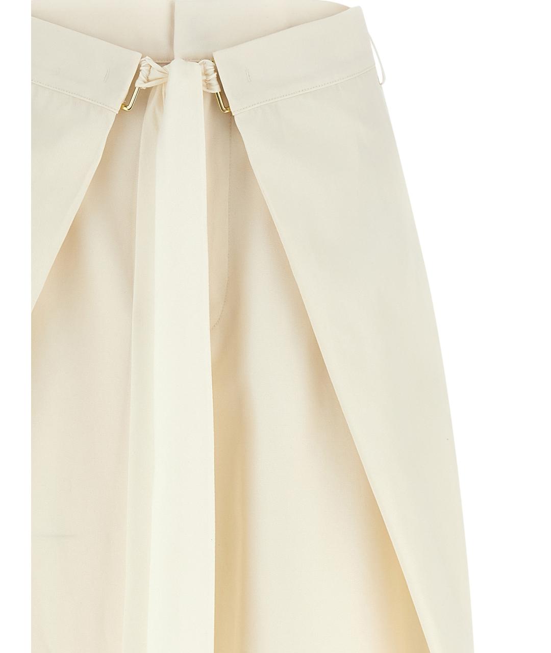 DARKPARK Белые хлопковые брюки широкие, фото 3