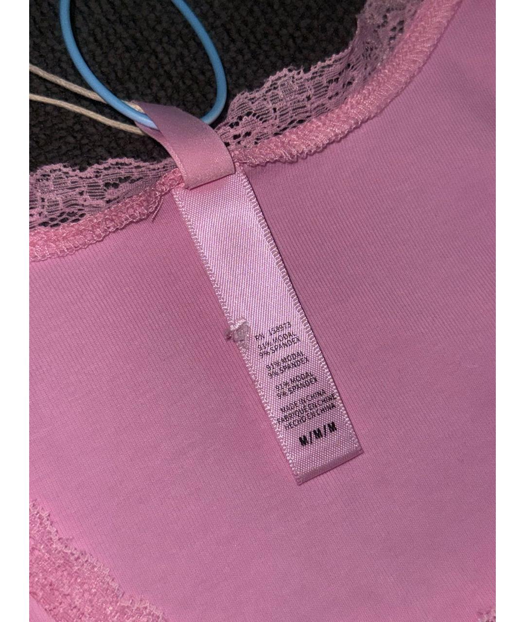 SKIMS Розовая хлопковая майка, фото 4