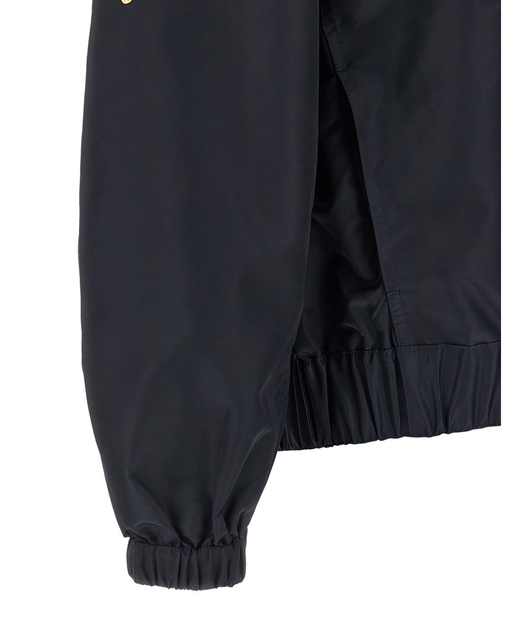 KENZO Темно-синяя полиамидовая куртка, фото 4