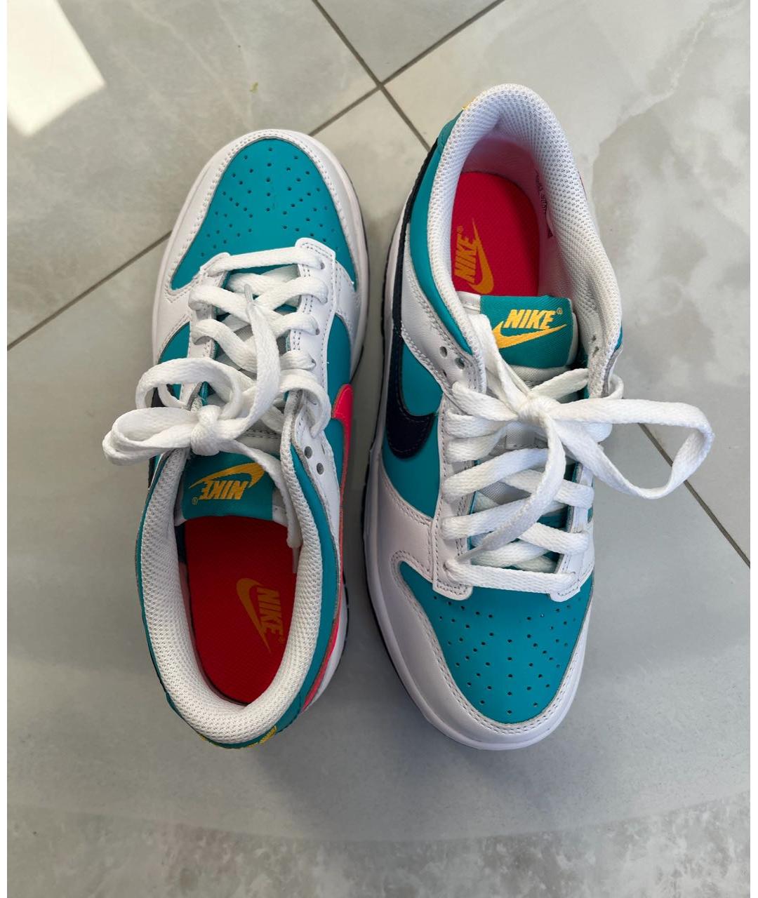 NIKE Белые кожаные кеды, фото 5