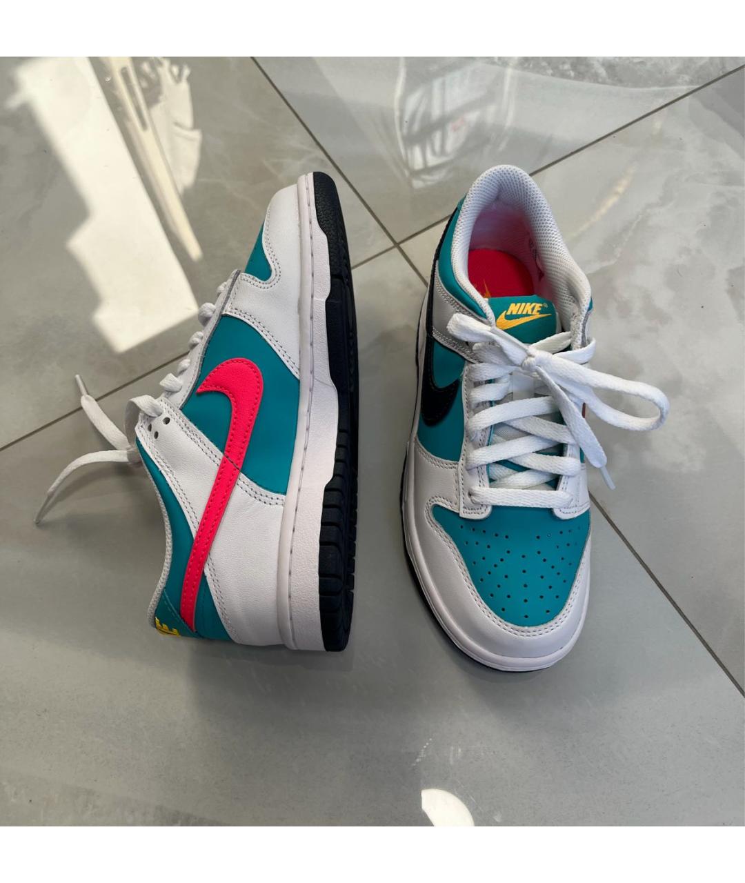 NIKE Белые кожаные кеды, фото 4