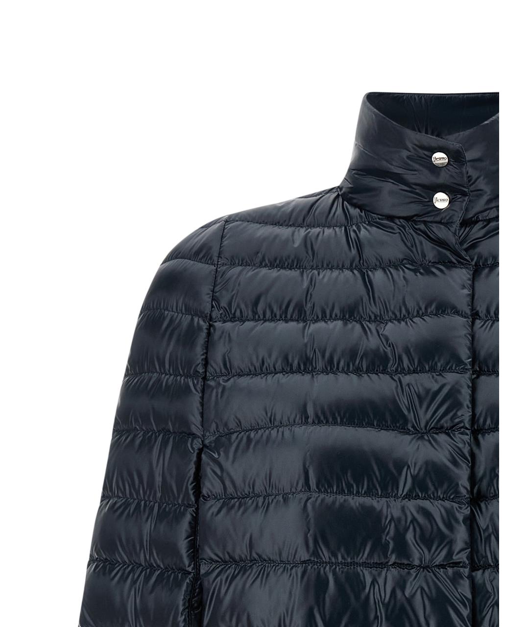 HERNO Темно-синий полиамидовый пуховик, фото 3