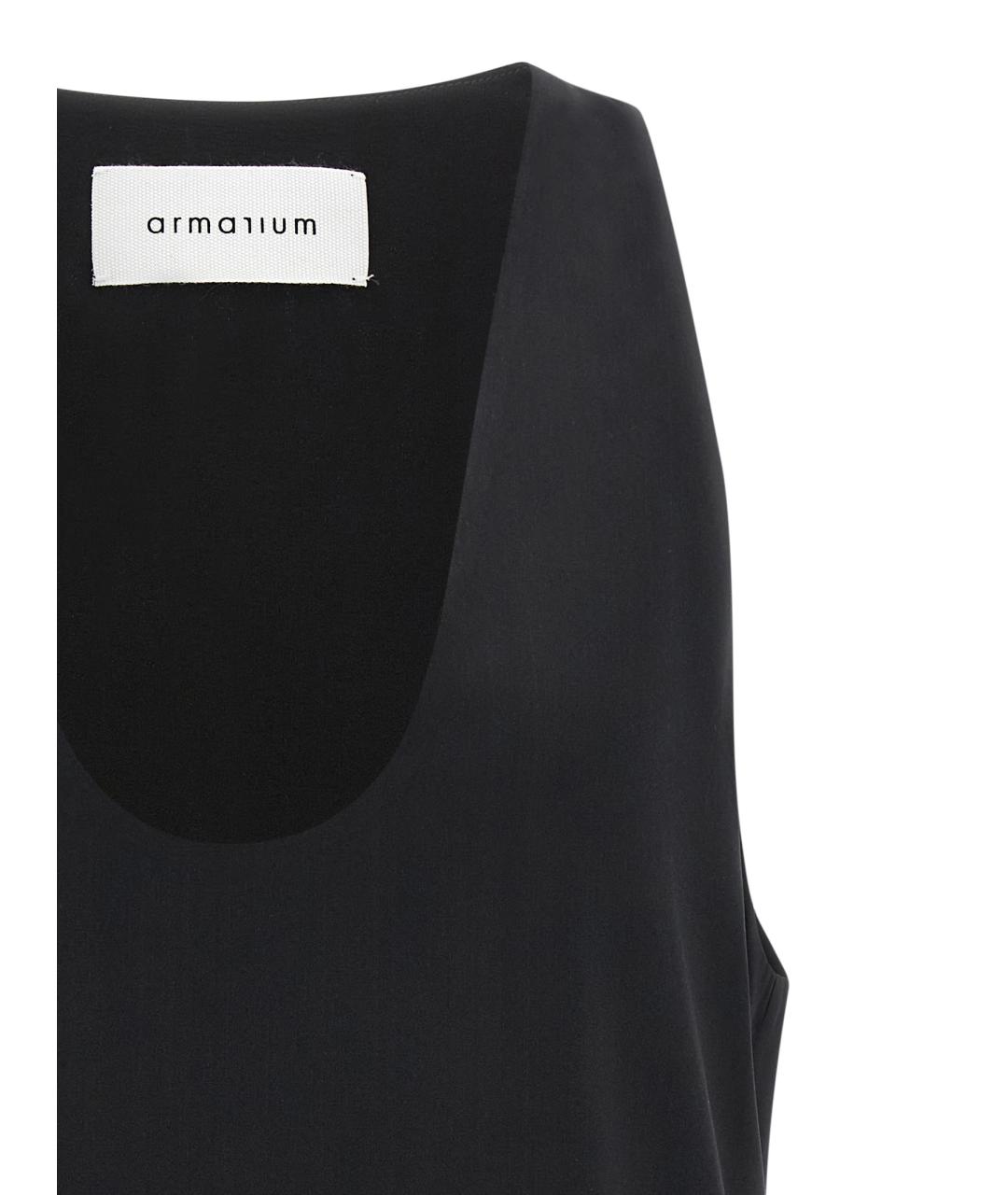 ARMARIUM Черная шелковая блузы, фото 3