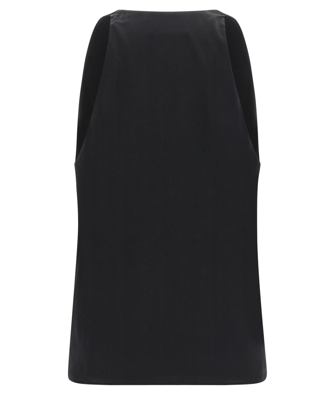 ARMARIUM Черная шелковая блузы, фото 2