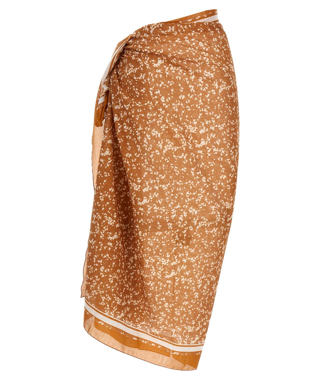 KITON Коричневый хлопковый купальник, фото 2