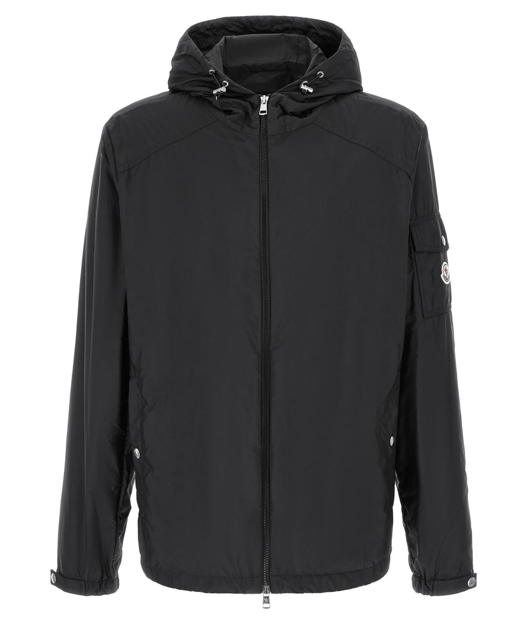 MONCLER Черная полиамидовая куртка, фото 1