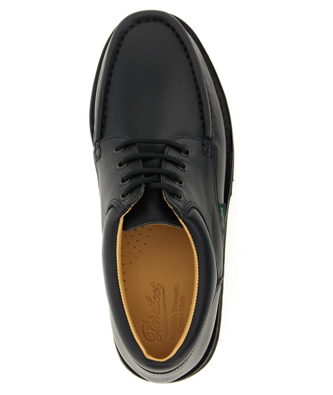 PARABOOT Черные кожаные туфли, фото 4