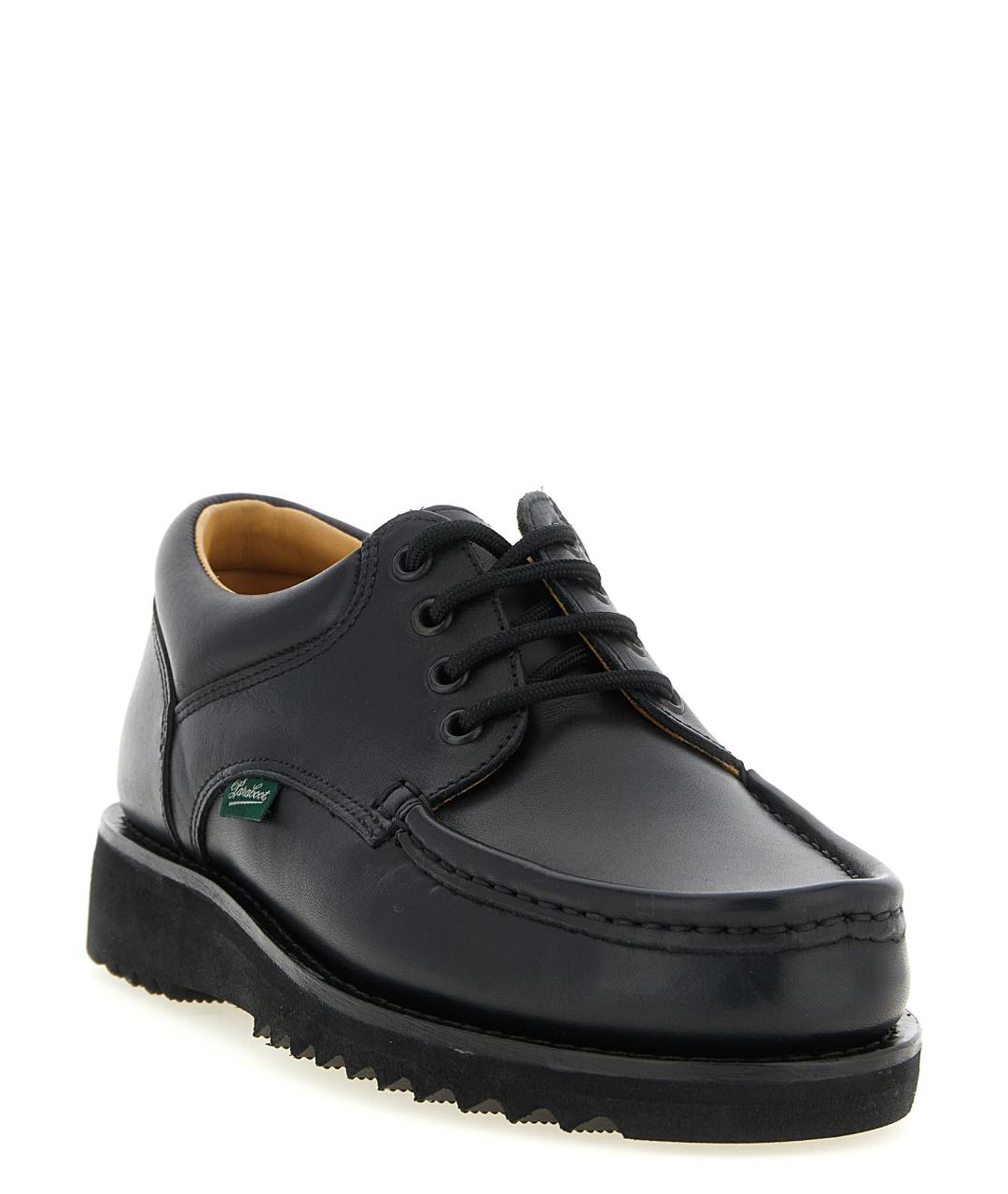 PARABOOT Черные кожаные туфли, фото 2