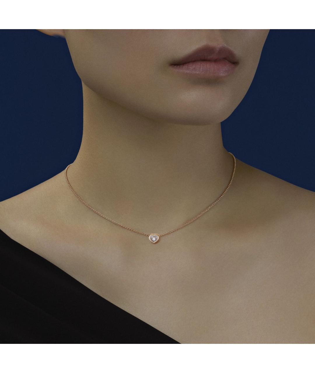 CHOPARD Бежевая подвеска из розового золота, фото 4