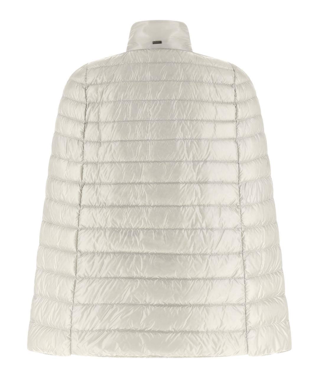 HERNO Серый полиамидовый пуховик, фото 2