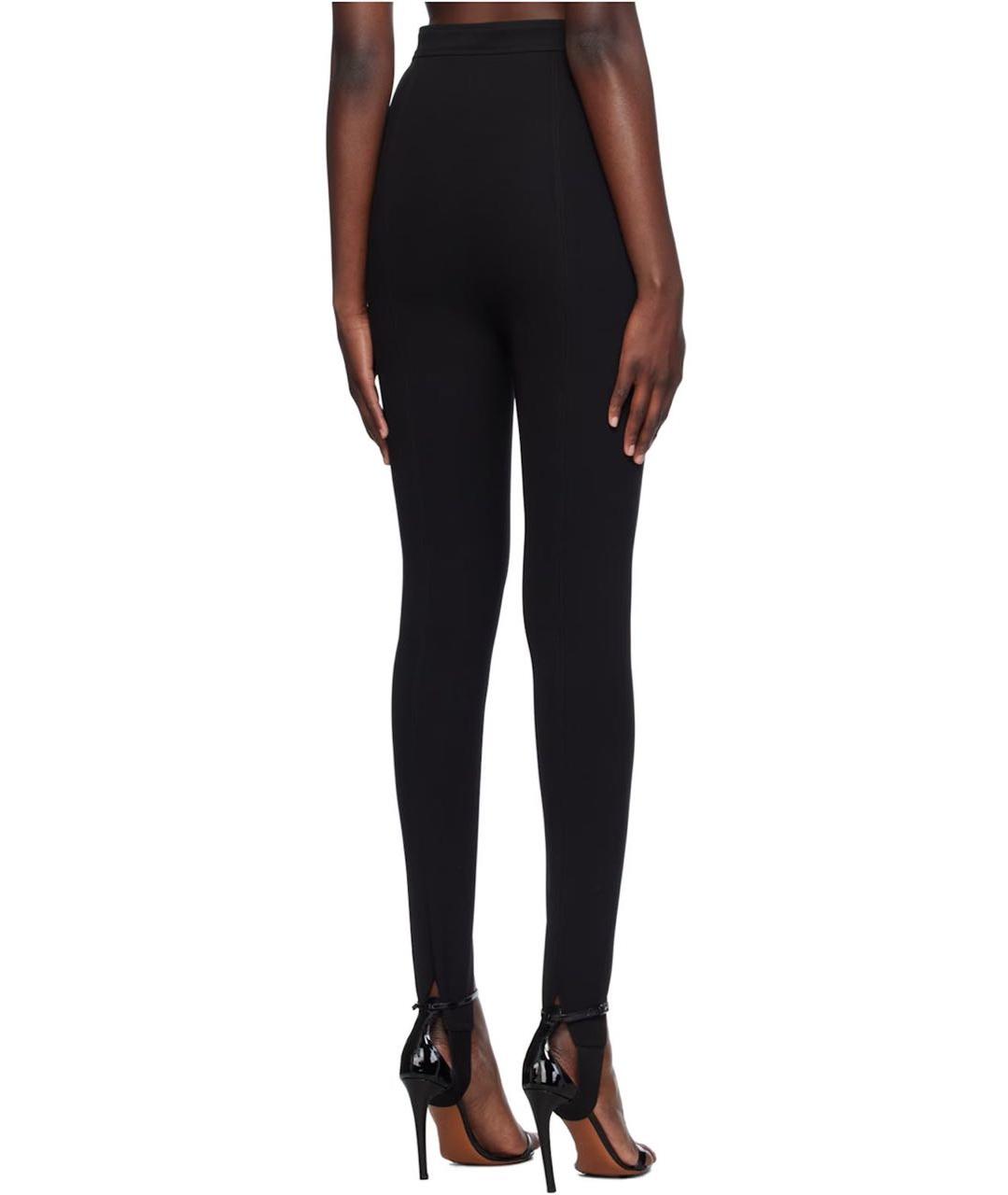 ATLEIN Черные полиэстеровые брюки узкие, фото 2