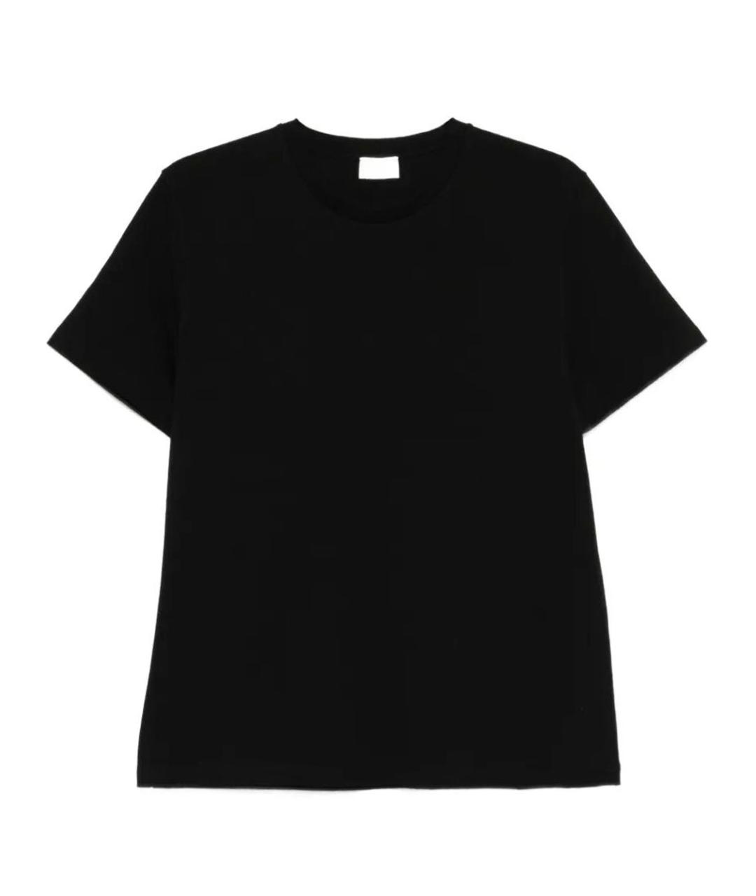 SAINT LAURENT Черная хлопковая футболка, фото 1