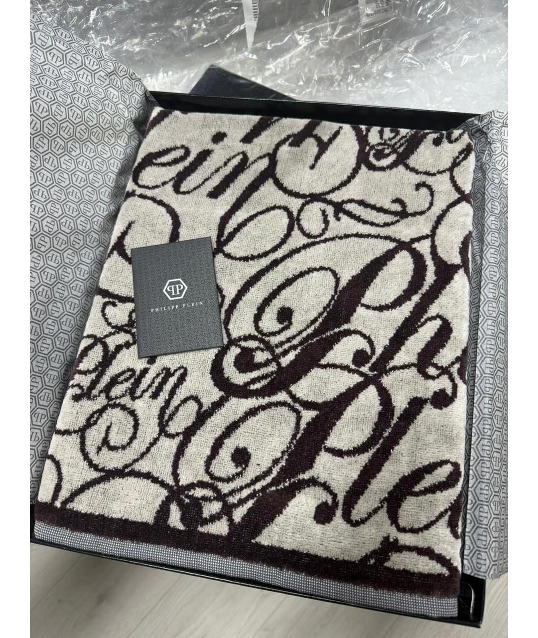 PHILIPP PLEIN Велюровое полотенце, фото 3