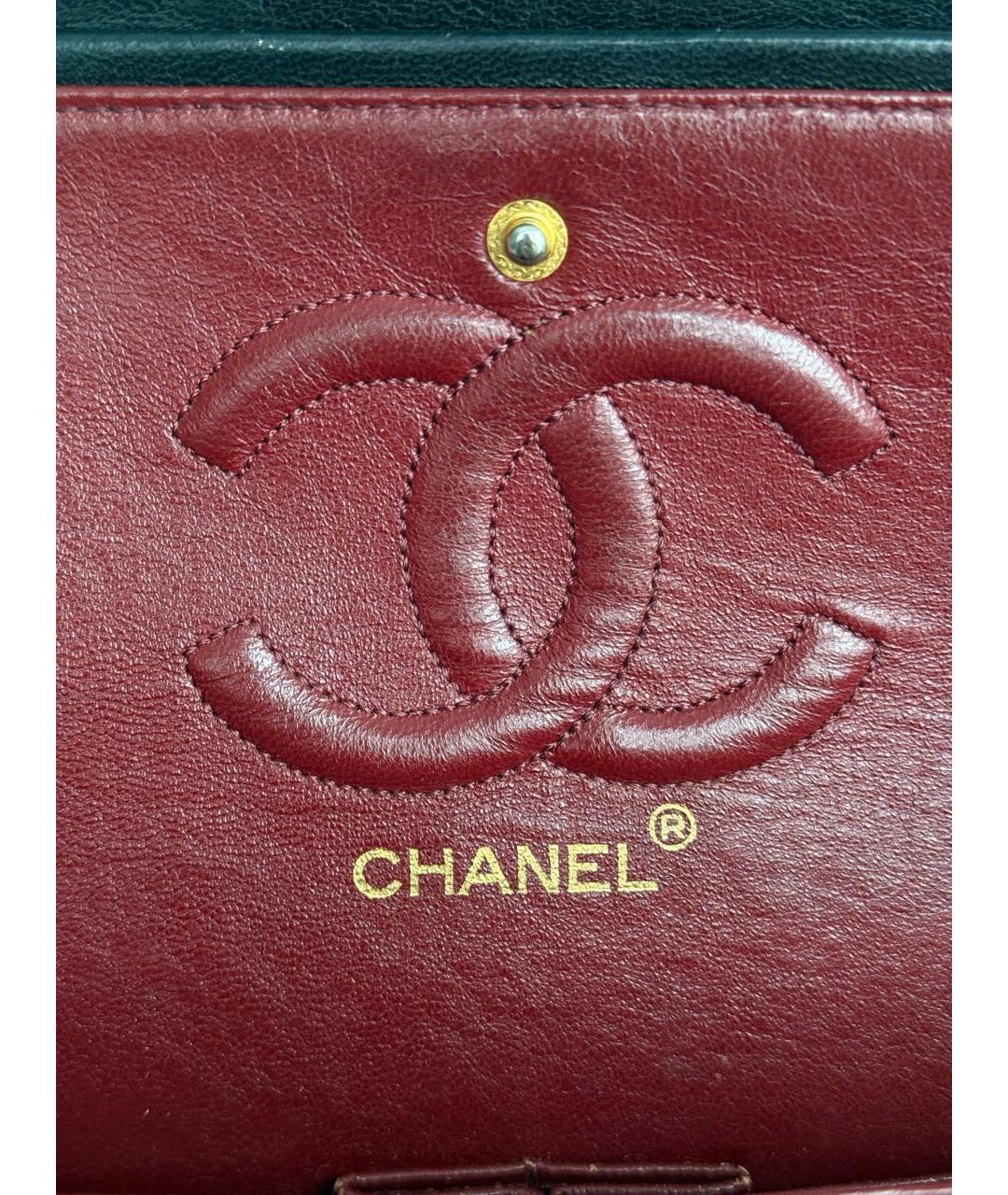 CHANEL Черная кожаная сумка через плечо, фото 5