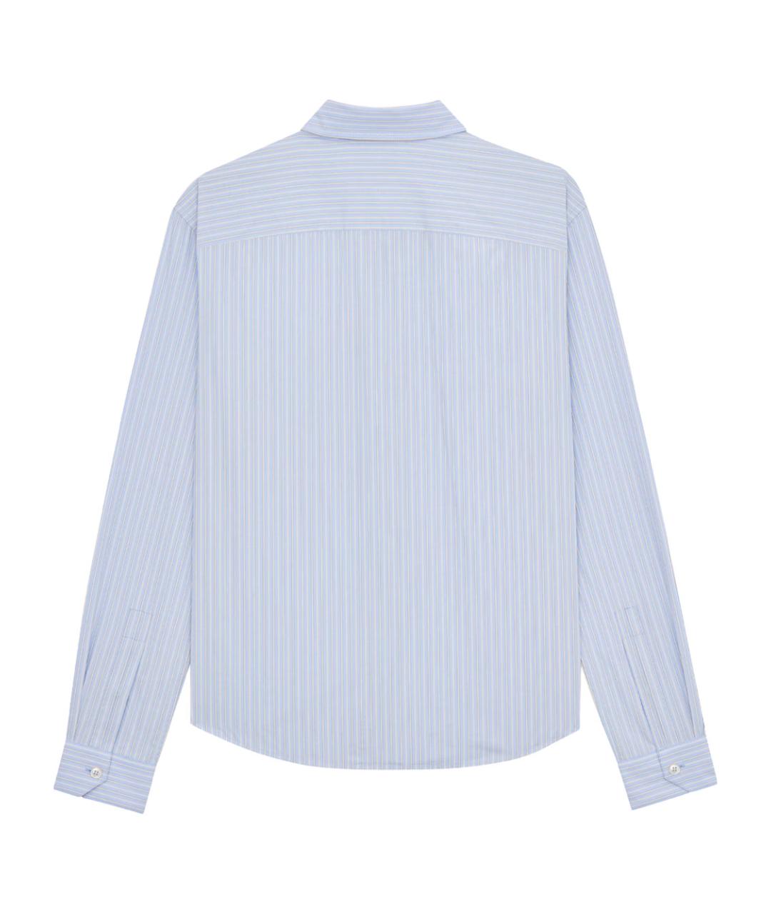 SAINT LAURENT Голубая хлопковая рубашка, фото 2