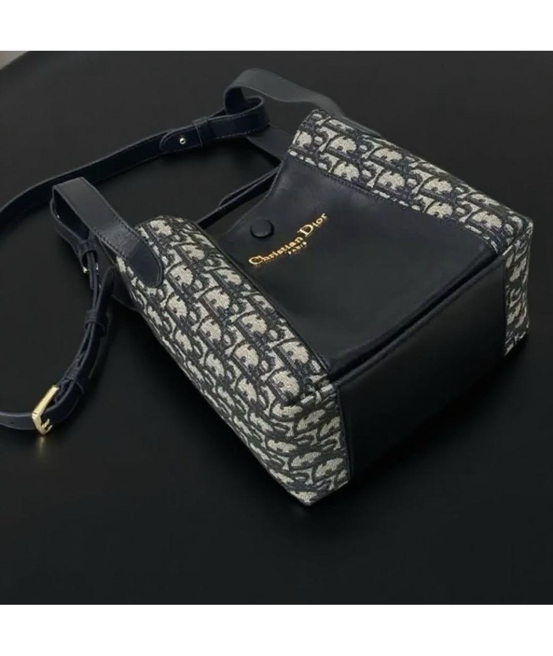 CHRISTIAN DIOR Черная сумка тоут, фото 7