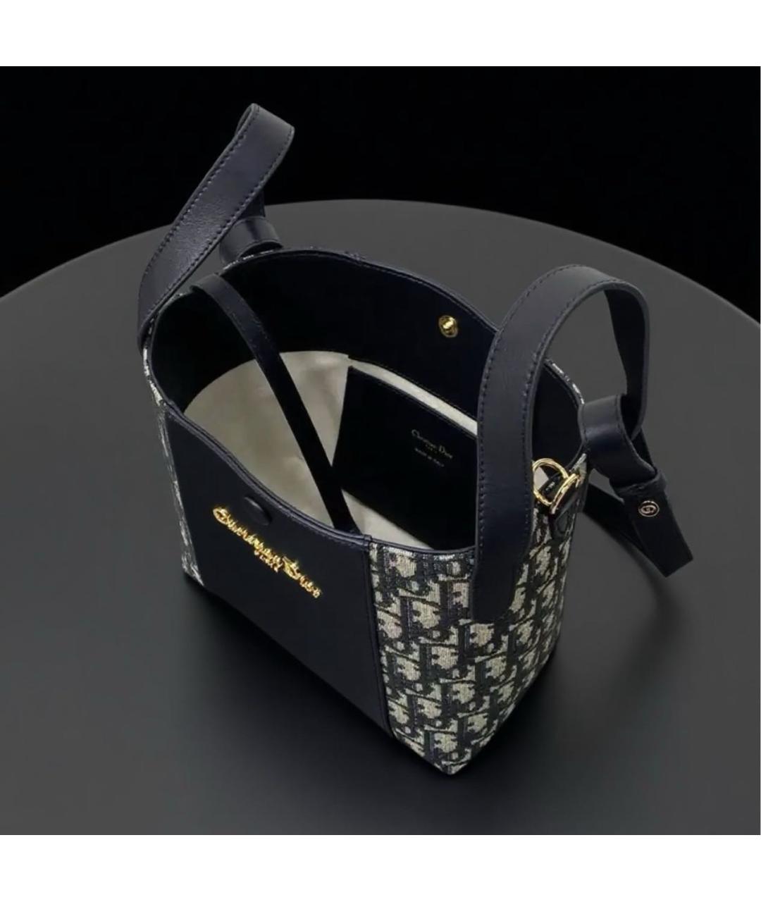 CHRISTIAN DIOR Черная сумка тоут, фото 5