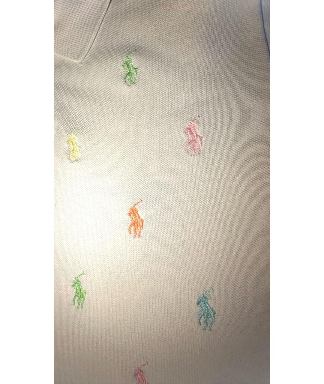 POLO RALPH LAUREN Белый хлопковый детская футболка / топ, фото 6