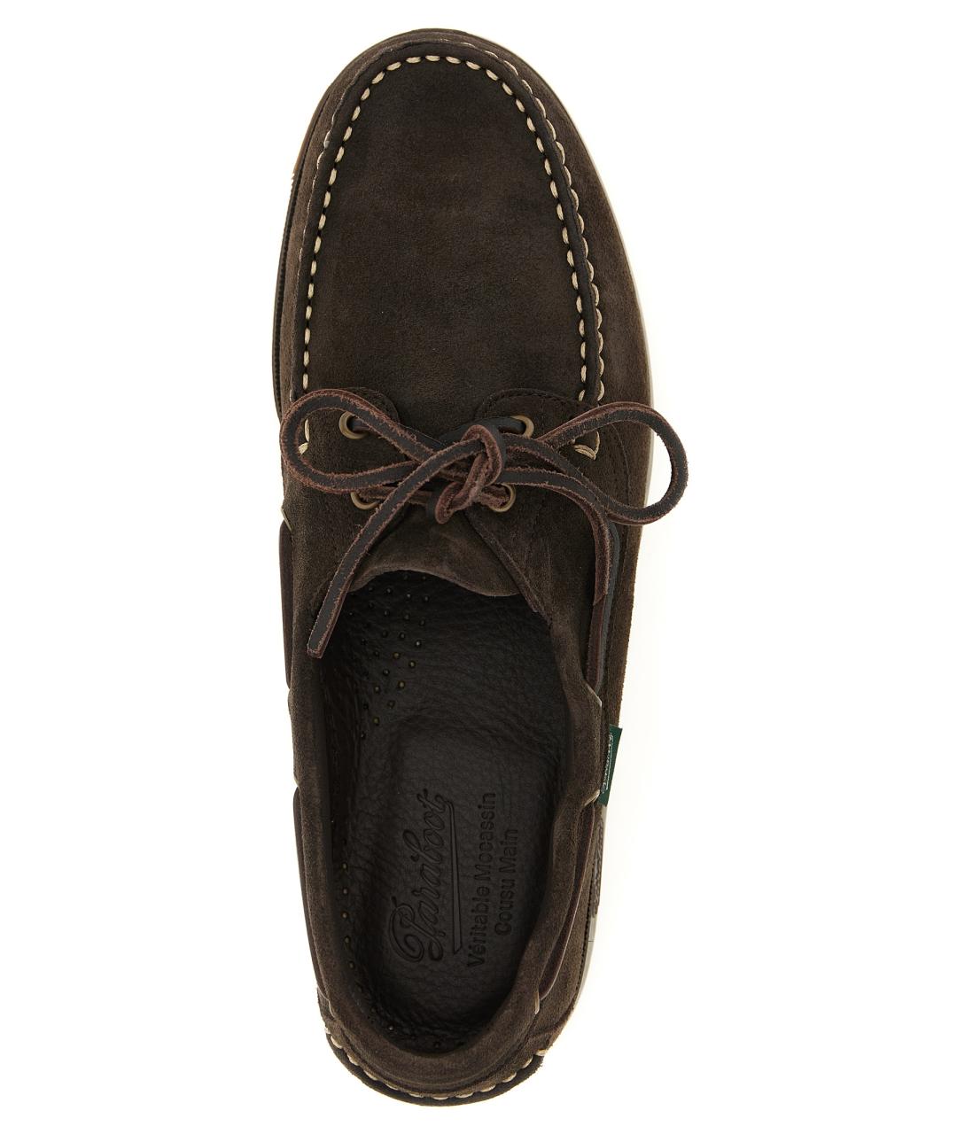 PARABOOT Коричневые замшевые лоферы, фото 4