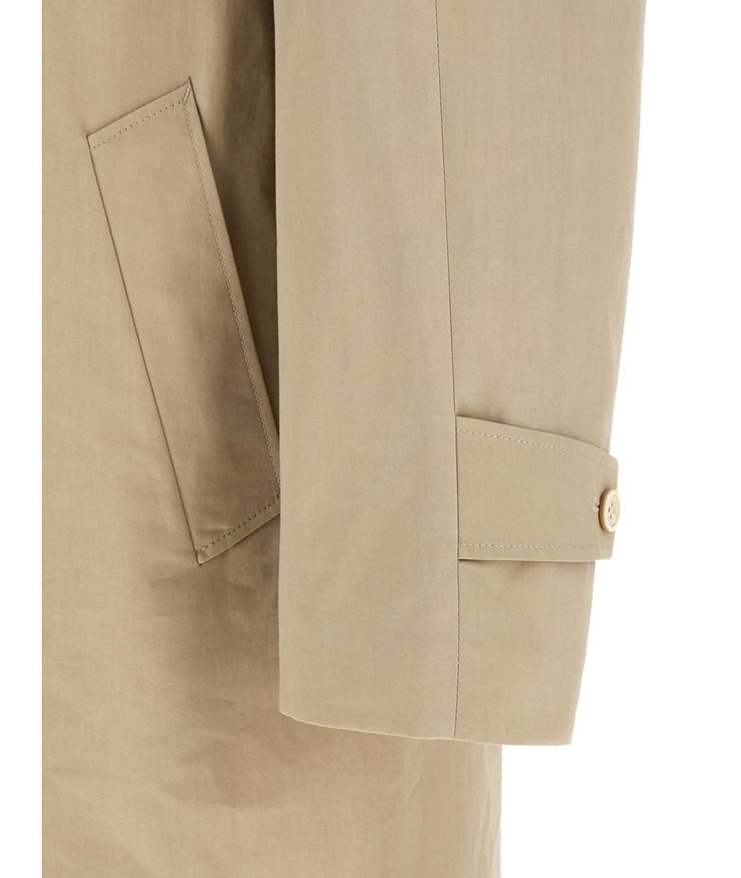PRADA Бежевый хлопковый тренч / плащ, фото 4