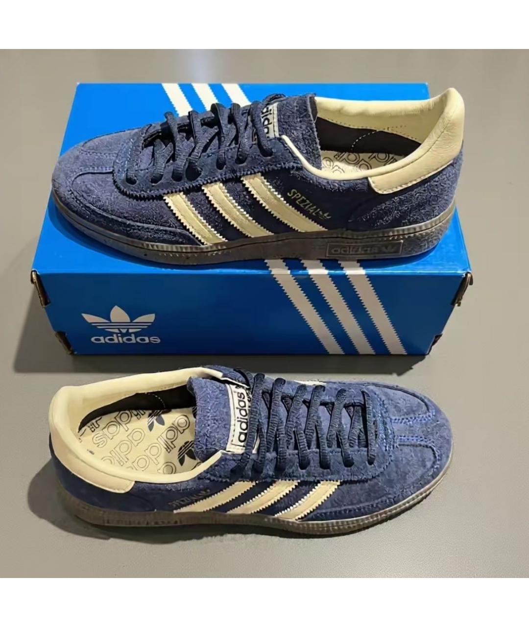 ADIDAS Темно-синие кеды, фото 4