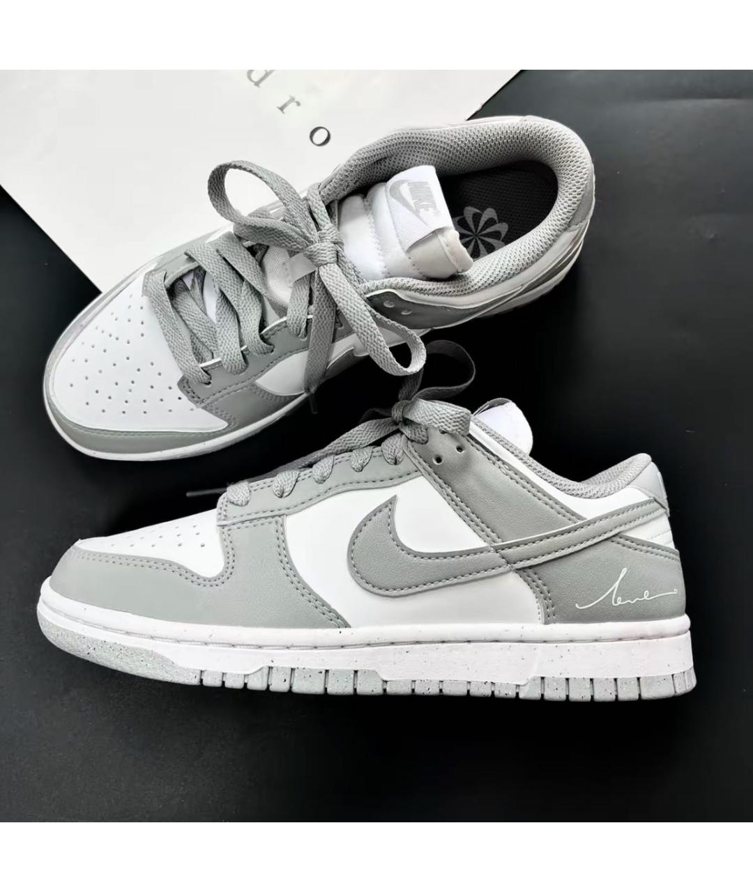 NIKE Серые низкие кроссовки / кеды, фото 3