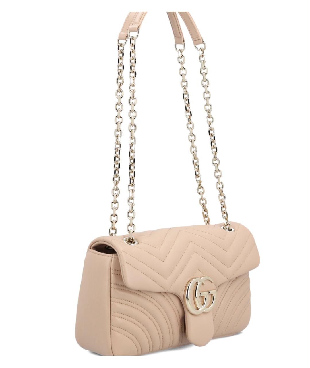 GUCCI Розовая кожаная сумка через плечо, фото 3