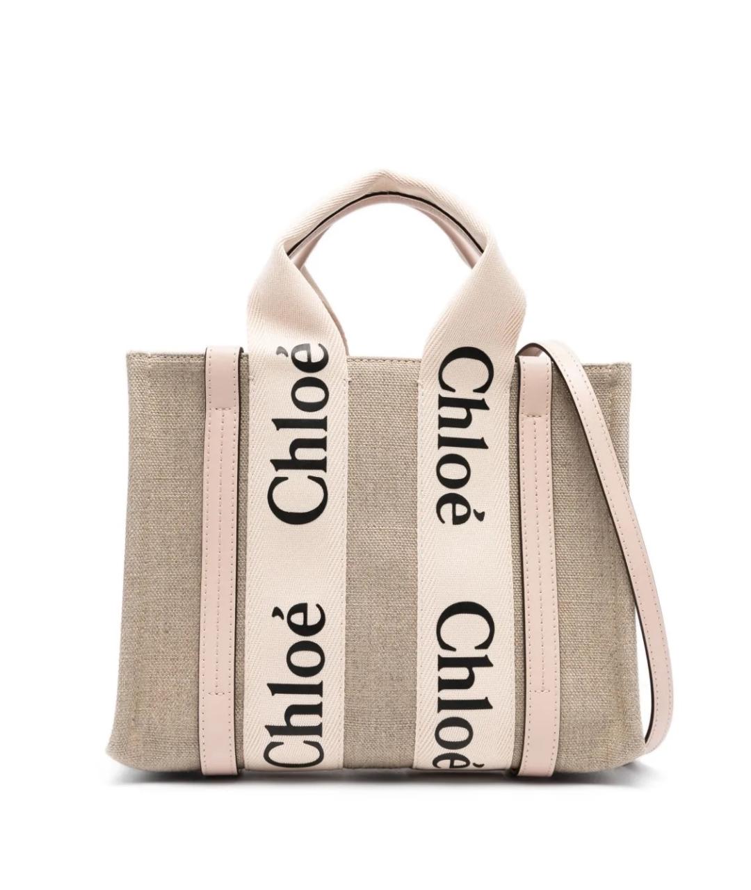 CHLOE Бежевая сумка тоут, фото 1