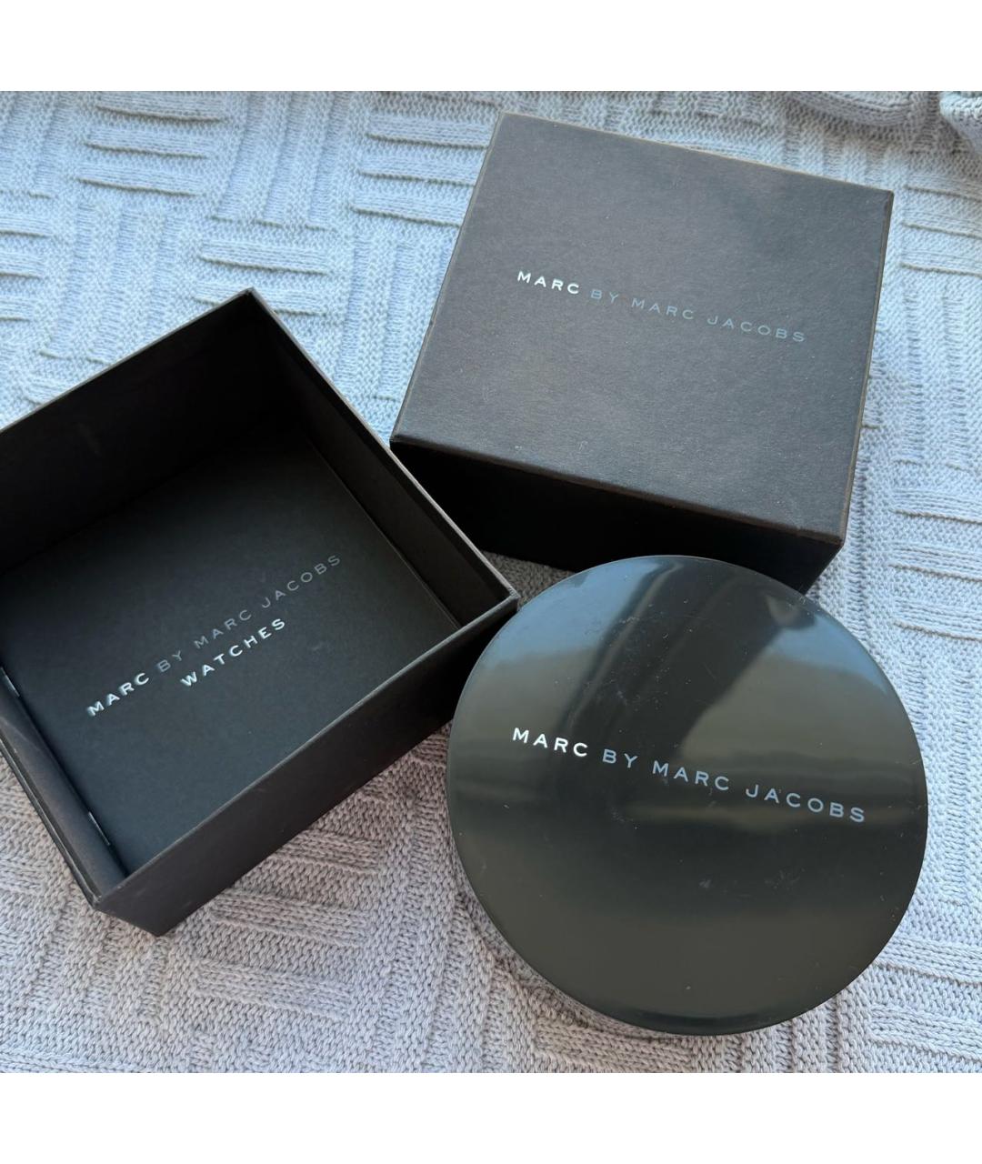 MARC BY MARC JACOBS Черный кожаный браслет, фото 4