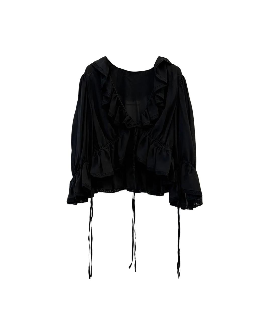 CHLOE Черная шелковая рубашка, фото 3