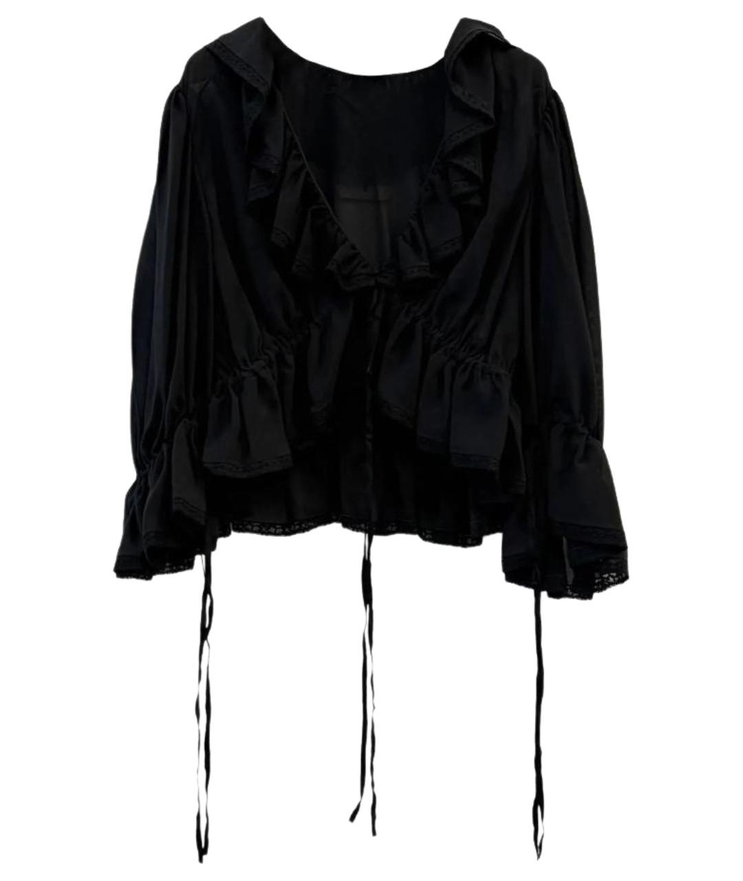 CHLOE Черная шелковая рубашка, фото 1
