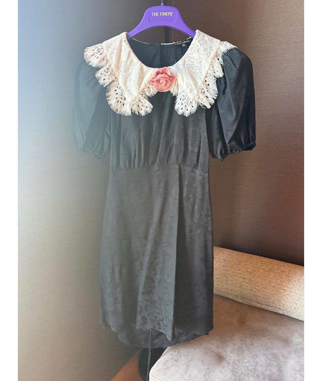 FOR LOVE AND LEMONS Черное коктейльное платье, фото 5