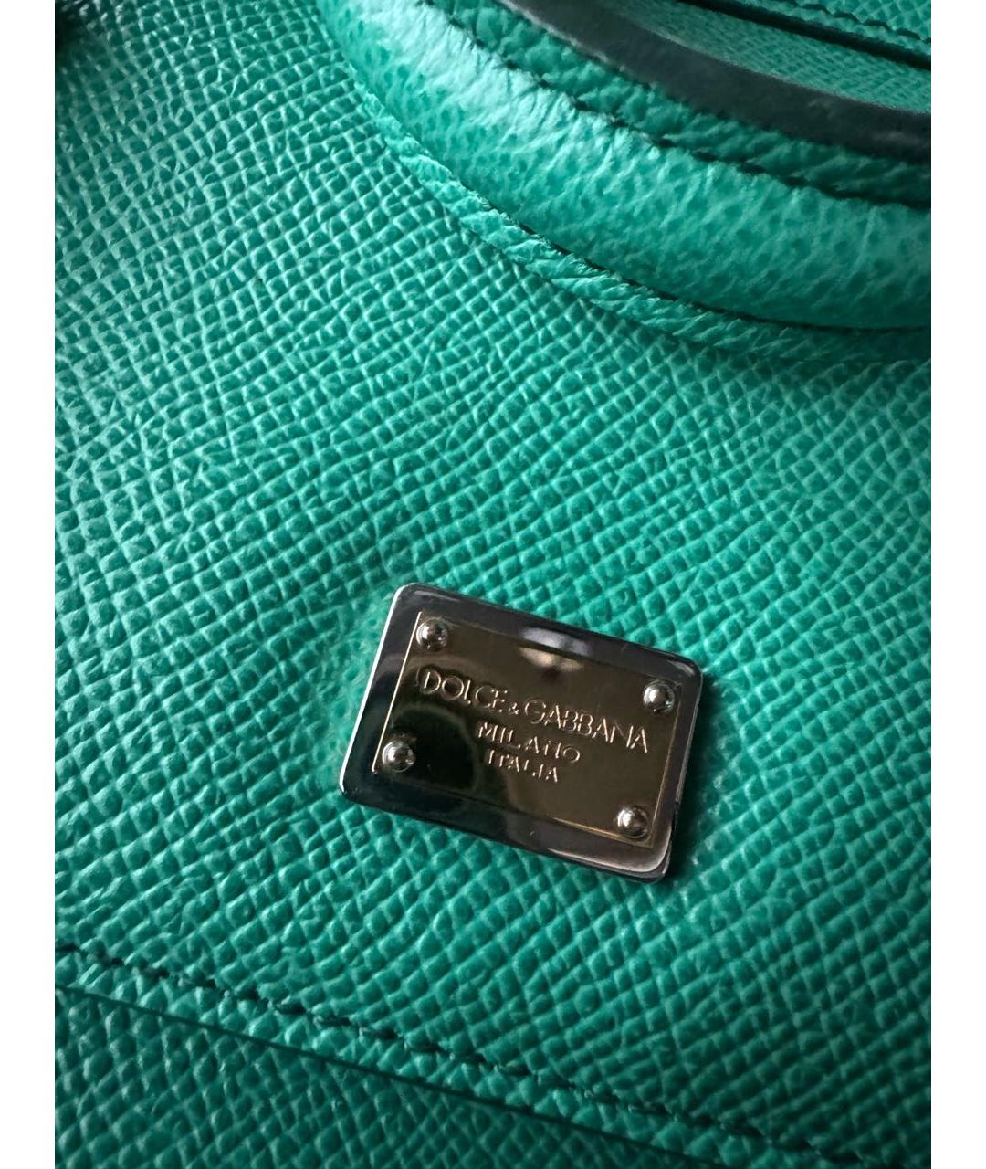 DOLCE&GABBANA Кожаная сумка с короткими ручками, фото 7