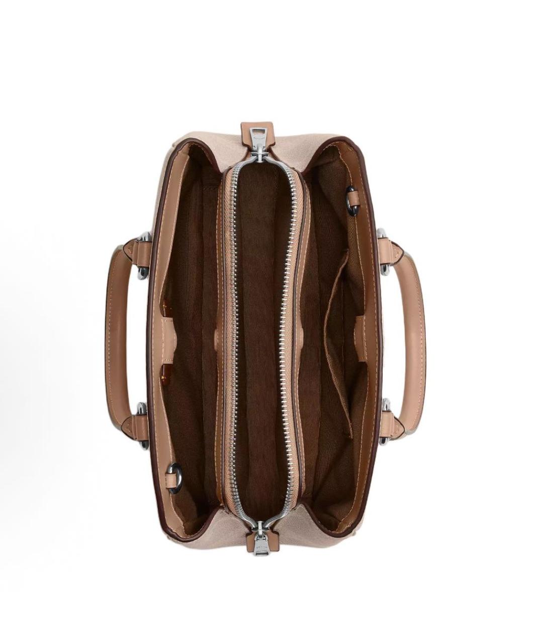 COACH Бежевая сумка тоут, фото 3