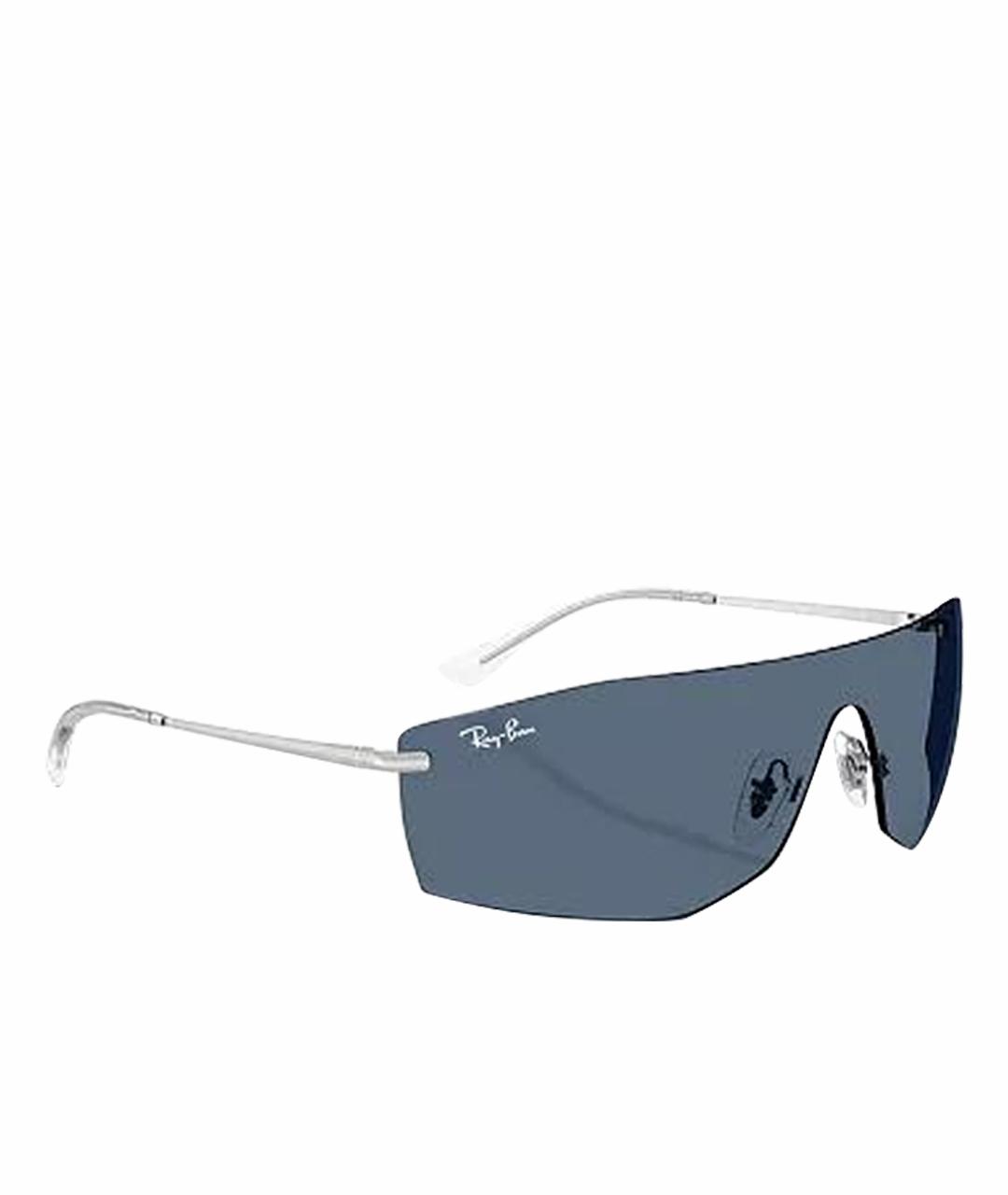 RAY BAN Серебряные солнцезащитные очки, фото 1
