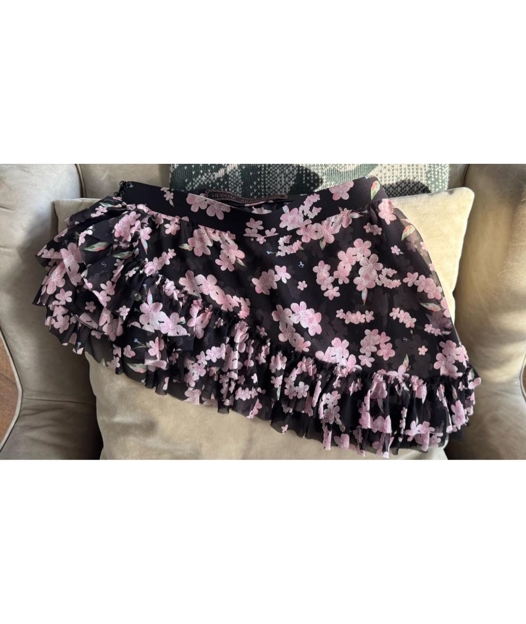 ULYANA SERGEENKO Черный шелковый корсет, фото 3