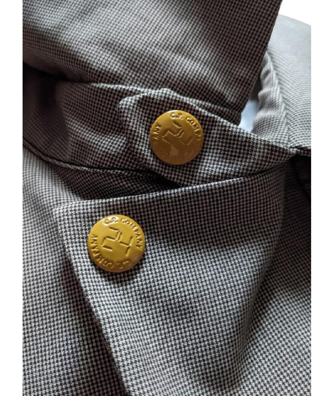 CP COMPANY Серое полиамидовое пальто, фото 6